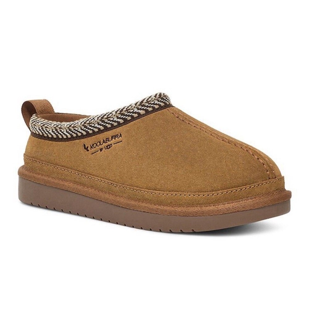 Koolaburra by UGG K Burree Slip-On/Slides, Suede, Chestnut, Girl’s Size 12 NIB - Picture 6 of 10